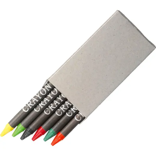 Crayons in Recycled Box Set of 6 Front
